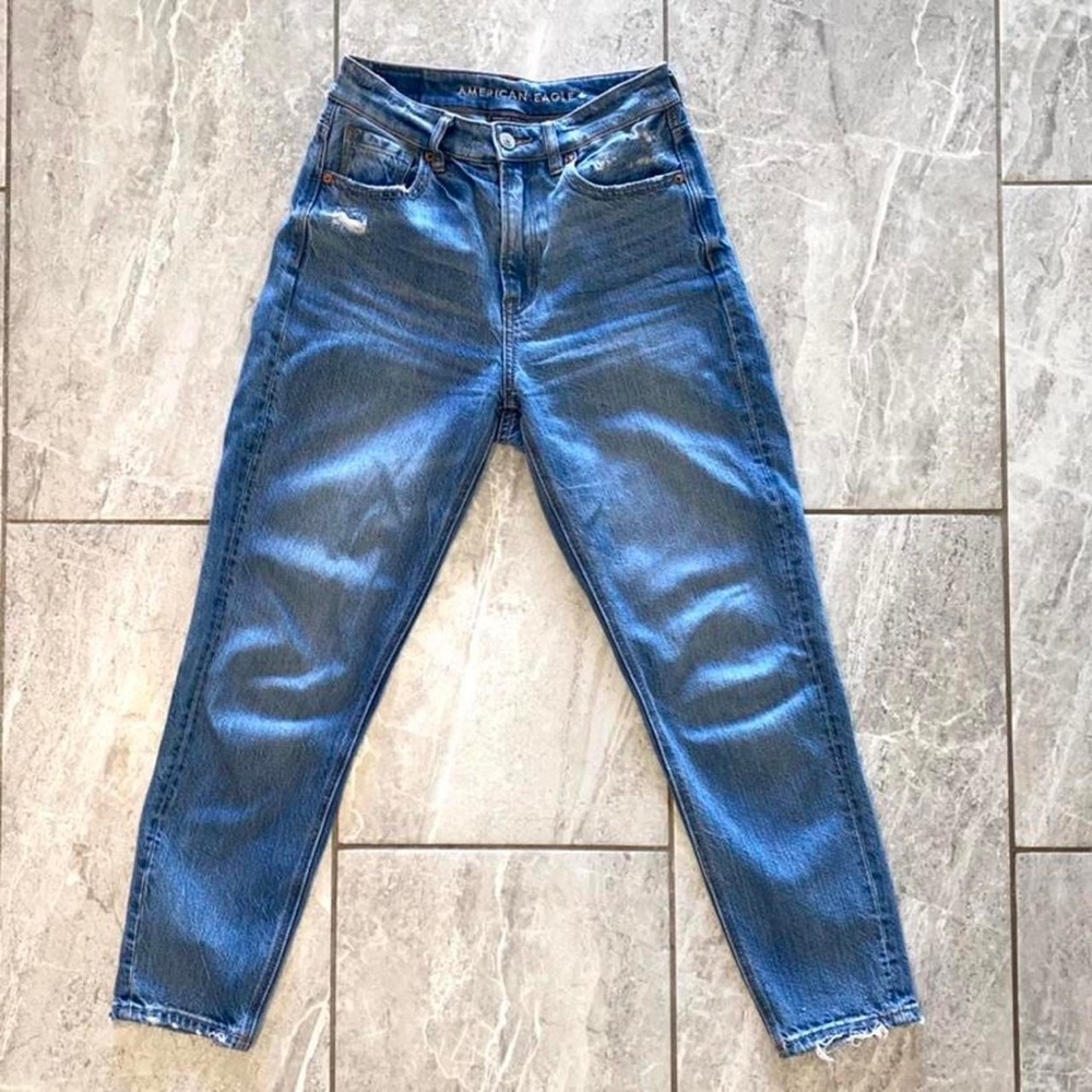 american eagle mom jeans comfort stretch waist band